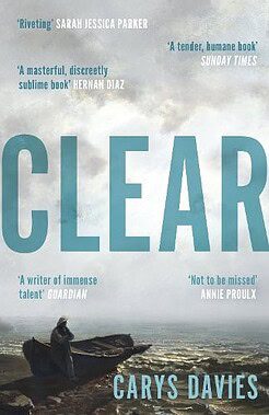 Clear paperback book cover by Carys Davies