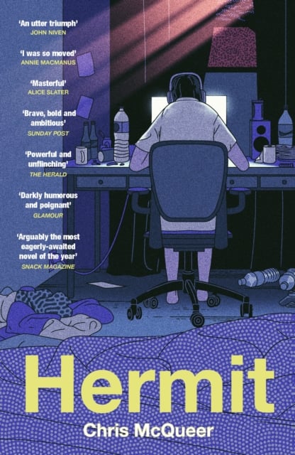 Cover of Hermit paperback book by Chris McQueer - Scottish modern fiction
