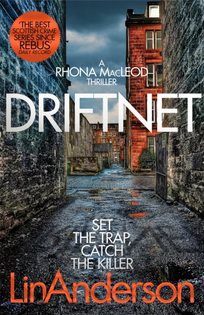 Cover of Driftnet paperback book - Scottish crime fiction