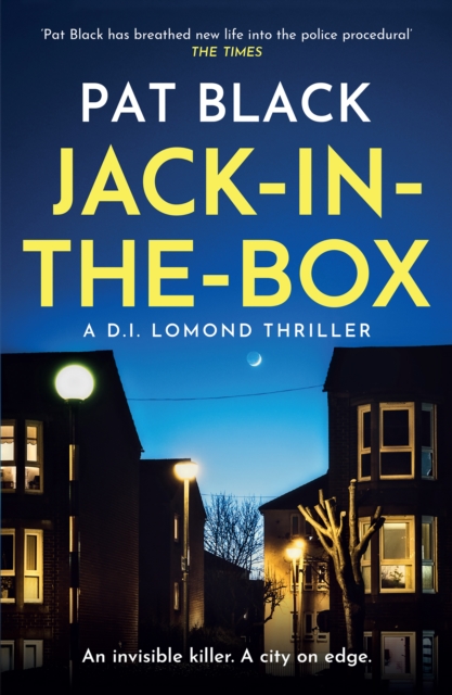 Cover of Jack in the Box paperback book by Pat Black - Scottish crime fiction