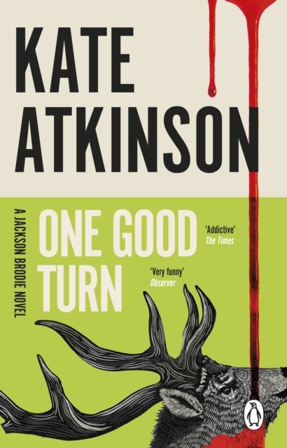 Cover of One Good Turn paperback book by Kate Atkinson